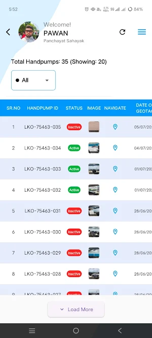 Handpump Management System Screenshot 3