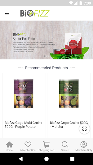 Biofizz Online Store Screenshot 3