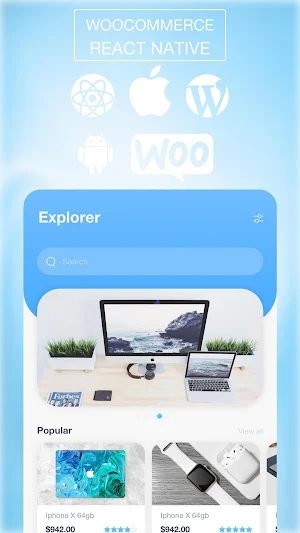 Woocommerce React Native Screenshot 0