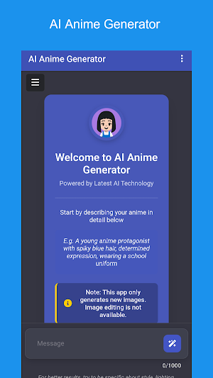 AI Anime Generator Screenshot 0