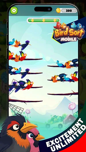 Bird Sort Mobile Screenshot 3