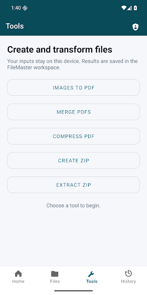 FileMaster: PDF & ZIP Screenshot 2