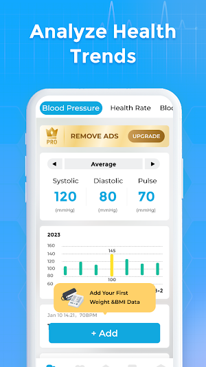 BP Tracker: Health Tracker Pro Screenshot 1