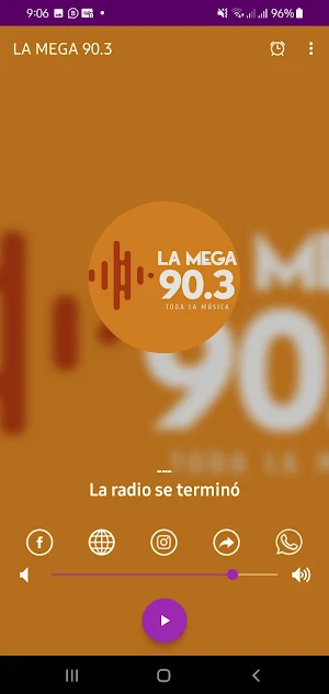 LA MEGA 90.3 TODA LA MÚSICA Screenshot 0