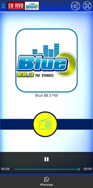 Blue 88.3 FM Screenshot 1