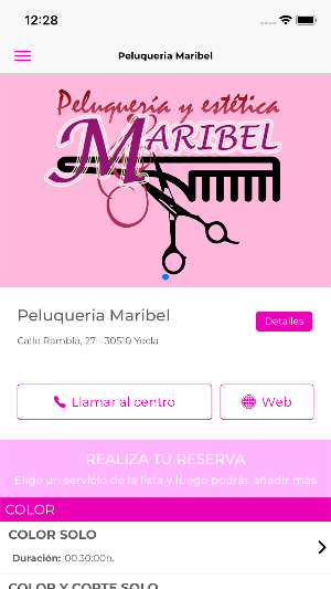 Peluquería Maribel Screenshot 0