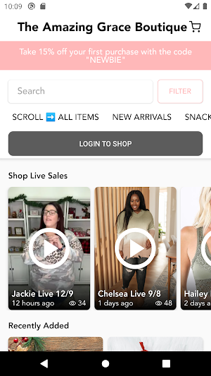 The Amazing Grace Boutique Screenshot 1