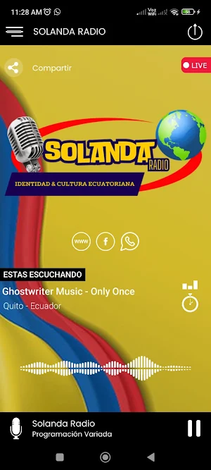 Solanda Radio Screenshot 0