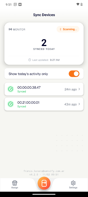 Sensify Data Screenshot 1