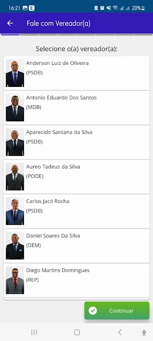 Câmara Municipal de Mongaguá Screenshot 1