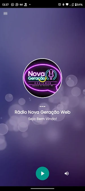 Nova Geração Rádio Web Screenshot 0
