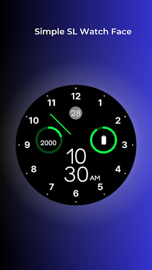 Simple SL Watch Face Screenshot 0