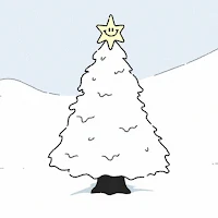 White Christmas smile theme