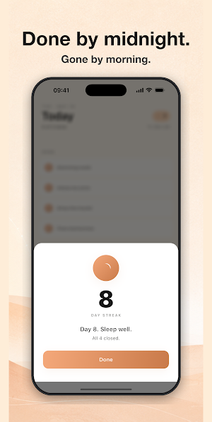Tonight: Daily Tasks & Streak Screenshot 1