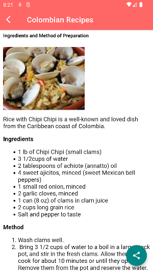 Colombian Culinary Delights Screenshot 3