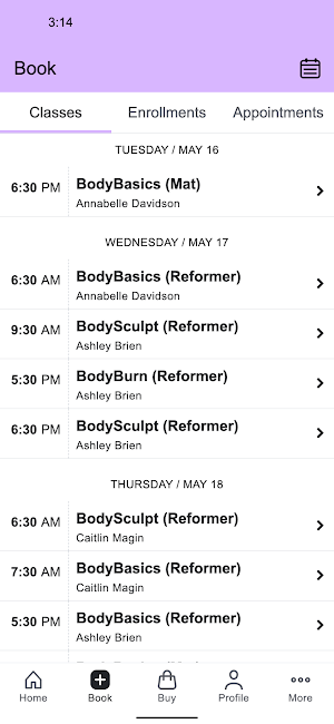 Bodybend Pilates Screenshot 1