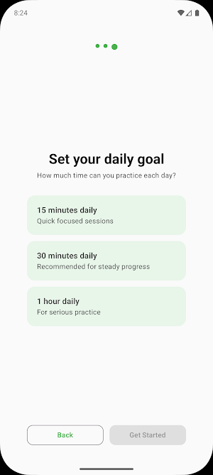PracticeFlow Screenshot 2