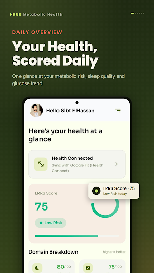 HRRE: Health & Glucose Tracker Screenshot 0