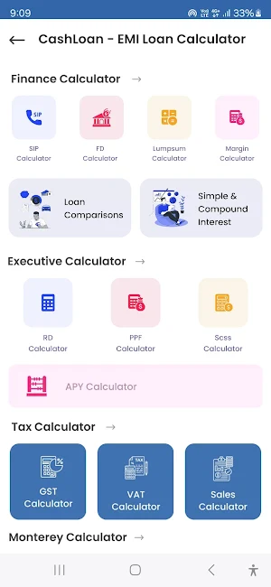 CashLoan - EMI Loan Calculator Screenshot 0