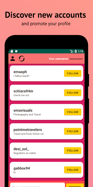 Followers Finder for Instagram Screenshot 1