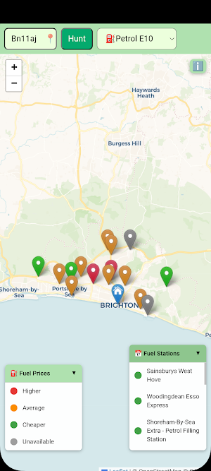 FuelHunter: Search Fuel Prices Screenshot 1