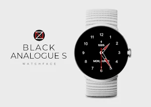 Black Analogue S Watch Face Screenshot 0
