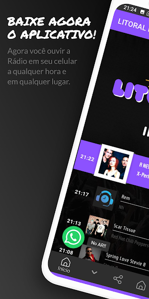 Litoral Rádio Web Screenshot 0