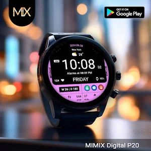 MIMIX Digital P20 Watchface Screenshot 1