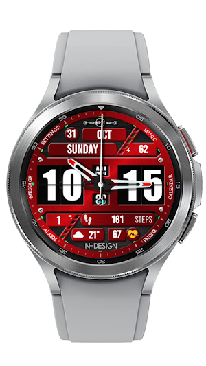 NTV521 - AnaDigital watch face Screenshot 3