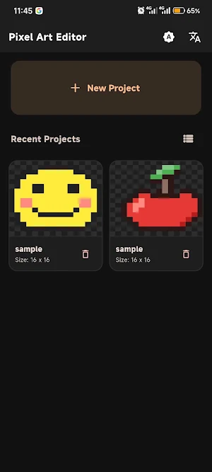 Pixel Art Editor Screenshot 2