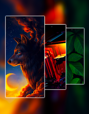 A53/A73 Punch Hole Wallpaper Screenshot 1
