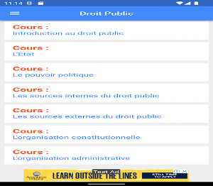 Cours de Droit Public Screenshot 3