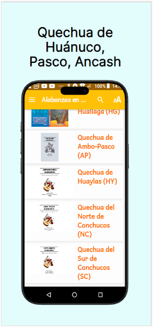 Hymnbooks in Quechua Screenshot 1