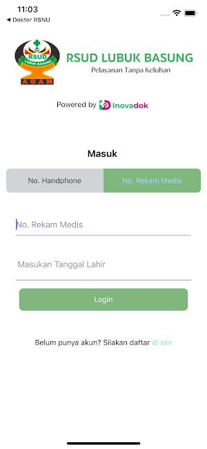 SIPENSIL RSUD Screenshot 1