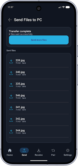 BimdUP: Wireless File Transfer Screenshot 3