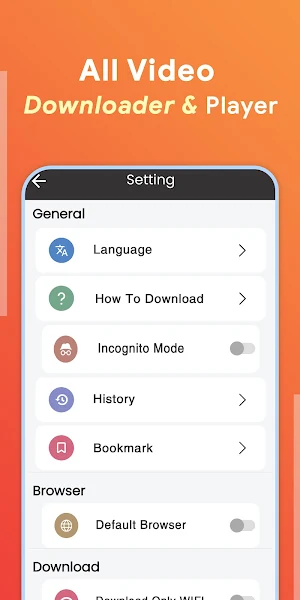 Video Downloader : HD Player Screenshot 3