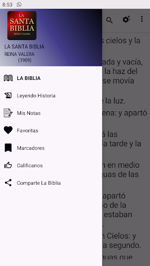 La Santa Biblia Reina Valera Screenshot 0