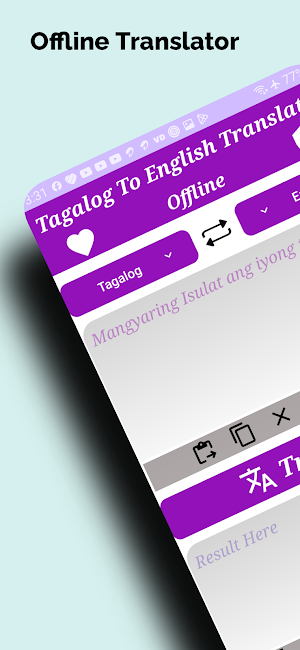 Tagalog To English Translator Screenshot 0