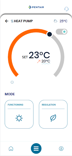 Pentair Temp Screenshot 1