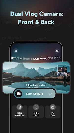 Dual Vlog Camera: Front & Back Screenshot 0