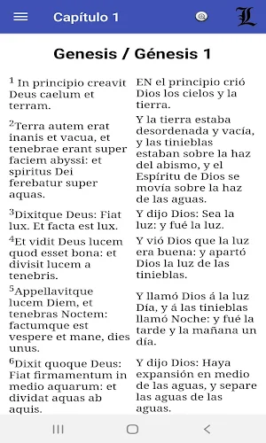 Biblia paralela en latín / español Screenshot 3