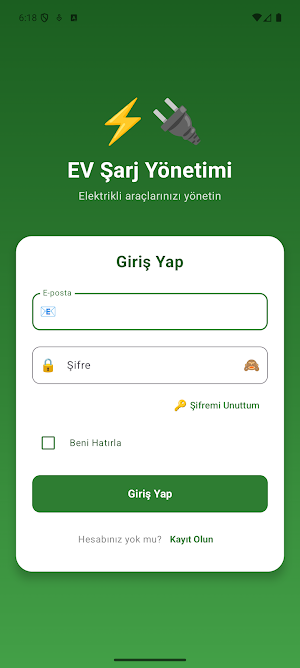 Elektrikli Araç Şarj Yönetimi Screenshot 3