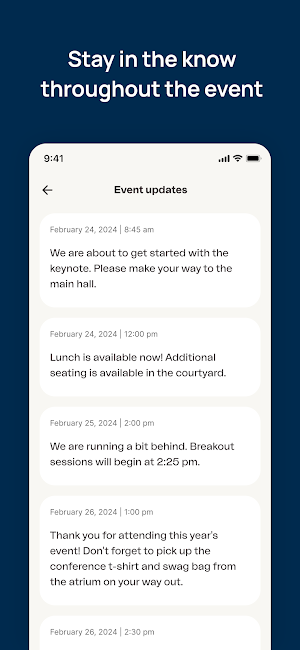 Walker & Dunlop Events Screenshot 3