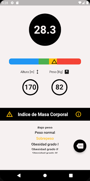 IMC Calculadora Screenshot 1