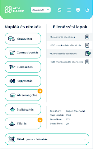 OkosHACCP Screenshot 0
