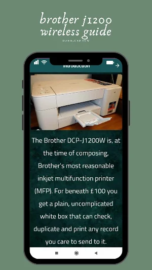brother j1200 wireless guide Screenshot 3