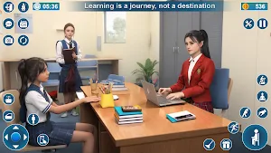 School Girl Life Simulator 3D Screenshot 1
