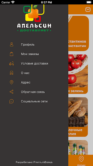 Апельсин Доставляет Screenshot 0