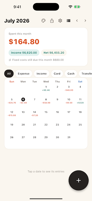 MoneyLeaf: Expense Tracker Screenshot 1