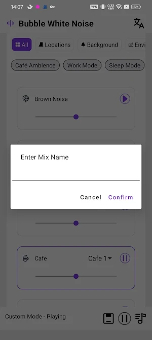 Bubble White Noise Screenshot 3